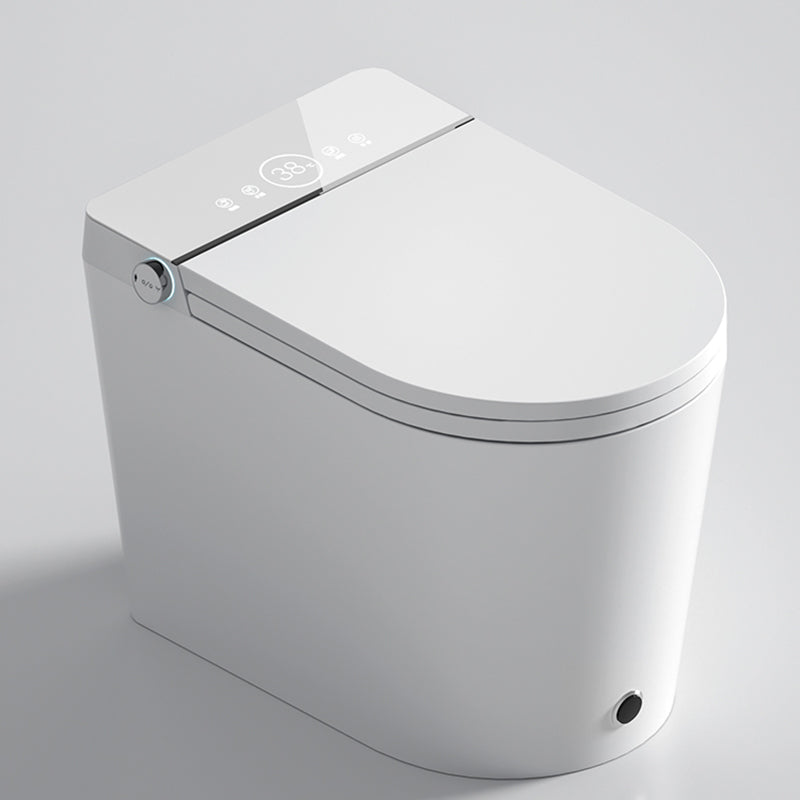 Stain Resistant Elongated Bidet Seat White Contemporary All-in-One Bidet Clearhalo 'Bathroom Remodel & Bathroom Fixtures' 'Bidets' 'Home Improvement' 'home_improvement' 'home_improvement_bidets' 'Toilets & Bidets' 7555293