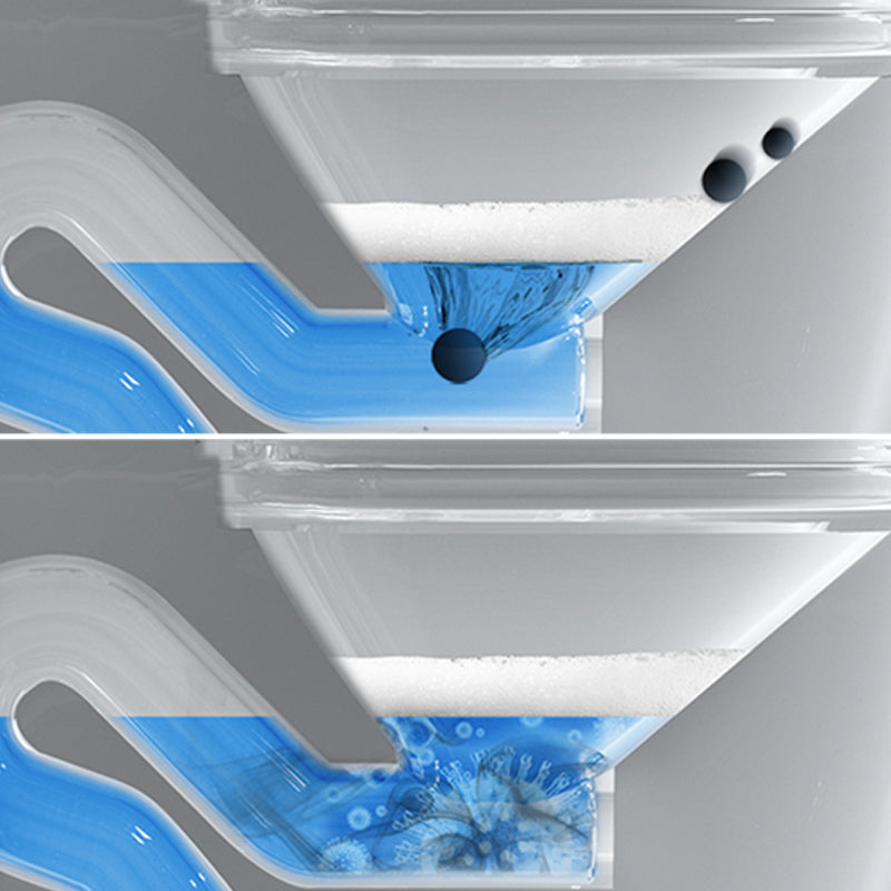 Stain Resistant Elongated Bidet Seat White Contemporary All-in-One Bidet Clearhalo 'Bathroom Remodel & Bathroom Fixtures' 'Bidets' 'Home Improvement' 'home_improvement' 'home_improvement_bidets' 'Toilets & Bidets' 7555299