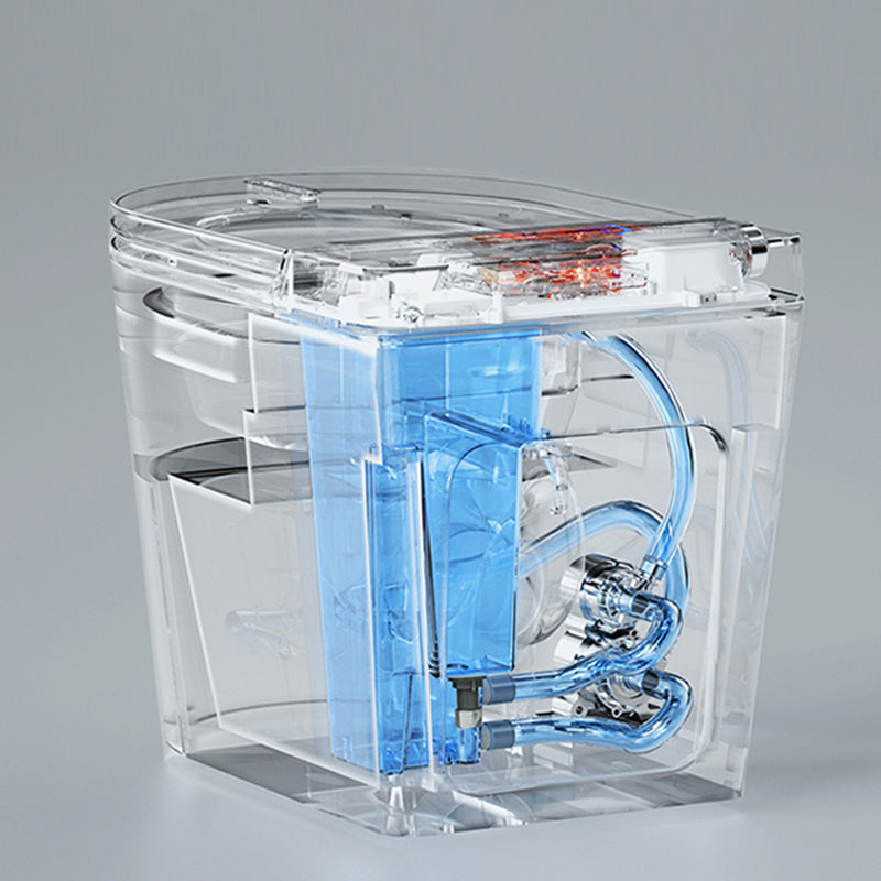 Stain Resistant Elongated Bidet Seat White Contemporary All-in-One Bidet Clearhalo 'Bathroom Remodel & Bathroom Fixtures' 'Bidets' 'Home Improvement' 'home_improvement' 'home_improvement_bidets' 'Toilets & Bidets' 7555302