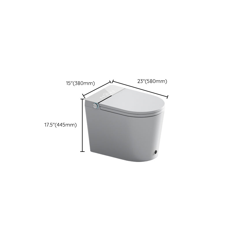 Stain Resistant Elongated Bidet Seat White Contemporary All-in-One Bidet Clearhalo 'Bathroom Remodel & Bathroom Fixtures' 'Bidets' 'Home Improvement' 'home_improvement' 'home_improvement_bidets' 'Toilets & Bidets' 7555304