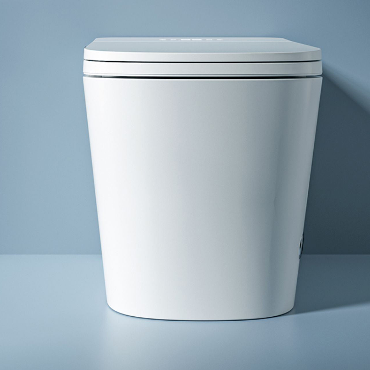 White Smart Toilet Elongated Floor Standing Bidet Remote Control Included Clearhalo 'Bathroom Remodel & Bathroom Fixtures' 'Bidets' 'Home Improvement' 'home_improvement' 'home_improvement_bidets' 'Toilets & Bidets' 7555320