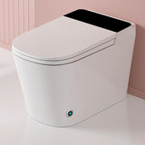 White Smart Toilet Elongated Antimicrobial Floor Standing Bidet Clearhalo 'Bathroom Remodel & Bathroom Fixtures' 'Bidets' 'Home Improvement' 'home_improvement' 'home_improvement_bidets' 'Toilets & Bidets' 7555333