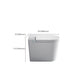 Contemporary Elongated Floor Mount Bidet White Antimicrobial Smart Bidet Clearhalo 'Bathroom Remodel & Bathroom Fixtures' 'Bidets' 'Home Improvement' 'home_improvement' 'home_improvement_bidets' 'Toilets & Bidets' 7555369