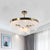 Post-Modern Circle Panel Semi Flushmount White Glass 6 Bulbs Bedroom Ceiling Flush Mount in Brass with Ring Design Brass Clearhalo 'Ceiling Lights' 'Close To Ceiling Lights' 'Close to ceiling' 'Glass shade' 'Glass' 'Pendant Lights' 'Semi-flushmount' Lighting' 757172