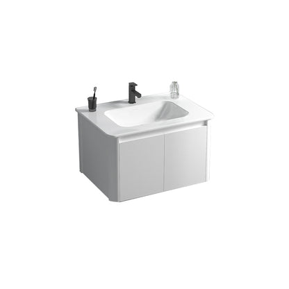 Wall Mount Bathroom Vanity Modern White Ceramic Single-Sink Vanity Set Vanity & Faucet https: res.litfad.com site img item 2023 02 04 7572899 1200x1200.jpg Clearhalo 'Bathroom Remodel & Bathroom Fixtures' 'Bathroom Vanities' 'bathroom_vanities' 'Home Improvement' 'home_improvement' 'home_improvement_bathroom_vanities' 7572899