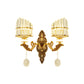 Crystal Block Gold Wall Mount Light Arc 1/2-Light Modernism Sconce Lamp Fixture for Corner Clearhalo 'Cast Iron' 'Glass' 'Industrial' 'Modern wall lights' 'Modern' 'Tiffany' 'Traditional wall lights' 'Wall Lamps & Sconces' 'Wall Lights' Lighting' 757784