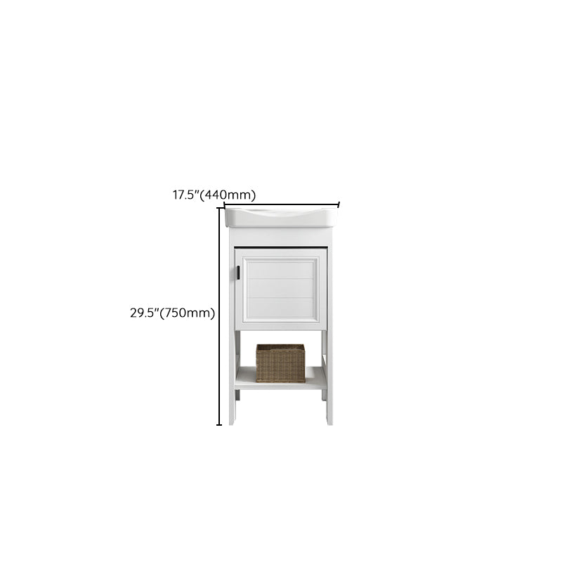 Modern Bathroom Vanity Freestanding Faucet Included Bathroom Sink Vanity Clearhalo 'Bathroom Remodel & Bathroom Fixtures' 'Bathroom Vanities' 'bathroom_vanities' 'Home Improvement' 'home_improvement' 'home_improvement_bathroom_vanities' 7588729