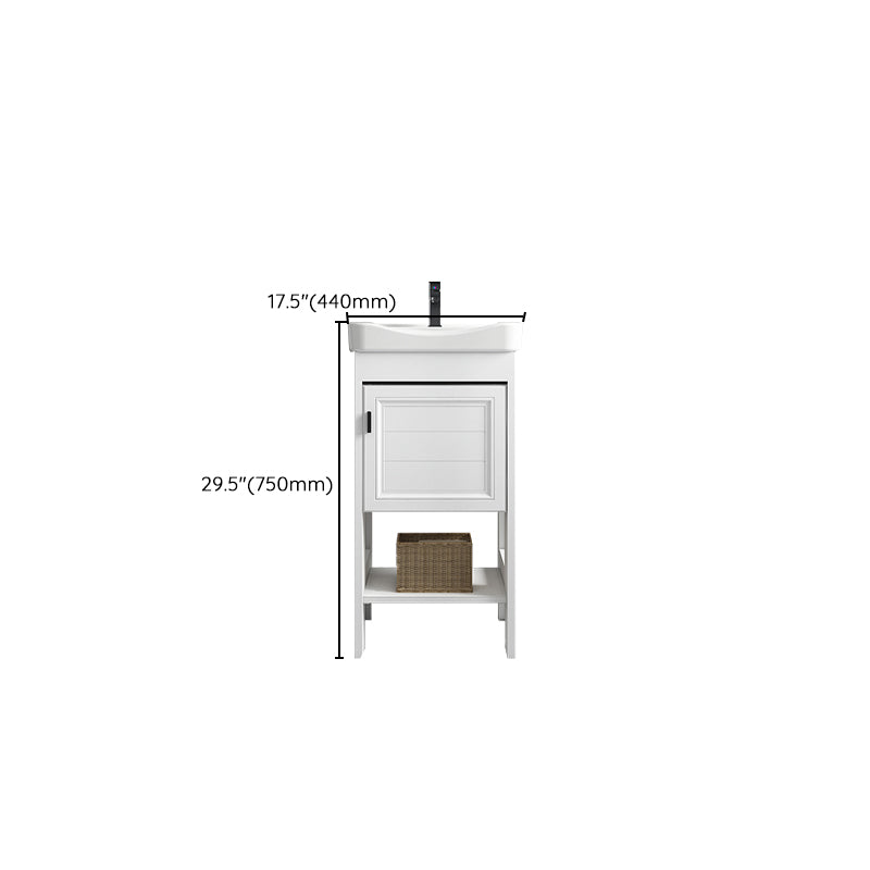 Modern Bathroom Vanity Freestanding Faucet Included Bathroom Sink Vanity Clearhalo 'Bathroom Remodel & Bathroom Fixtures' 'Bathroom Vanities' 'bathroom_vanities' 'Home Improvement' 'home_improvement' 'home_improvement_bathroom_vanities' 7588734