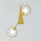 Modernist Loop Sconce Light Fixture Metallic 1/2-Head Bedroom Wall Mounted Lamp in Brass Clearhalo 'Cast Iron' 'Glass' 'Industrial' 'Modern wall lights' 'Modern' 'Tiffany' 'Traditional wall lights' 'Wall Lamps & Sconces' 'Wall Lights' Lighting' 759612