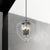 Chrome Pinecone Pendant Chandelier Industrial Clear/Smoke Gray Glass 4 Lights Restaurant Hanging Lamp Kit Clear Clearhalo 'Ceiling Lights' 'Chandeliers' 'Clear' 'Glass shade' 'Glass' 'Industrial Chandeliers' 'Industrial' 'Middle Century Chandeliers' 'Modern' 'Pendant Lights' 'Tiffany' 'Traditional Chandeliers' Lighting' 759732