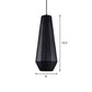 Diamond Metal Suspension Pendant Farmhouse 1 Light Coffee Shop Ceiling Lamp in Black Clearhalo 'Art Deco Pendants' 'Black' 'Cast Iron' 'Ceiling Lights' 'Ceramic' 'Crystal' 'Industrial Pendants' 'Industrial' 'Metal' 'Middle Century Pendants' 'Pendant Lights' 'Pendants' 'Rustic Pendants' 'Tiffany' Lighting' 760619