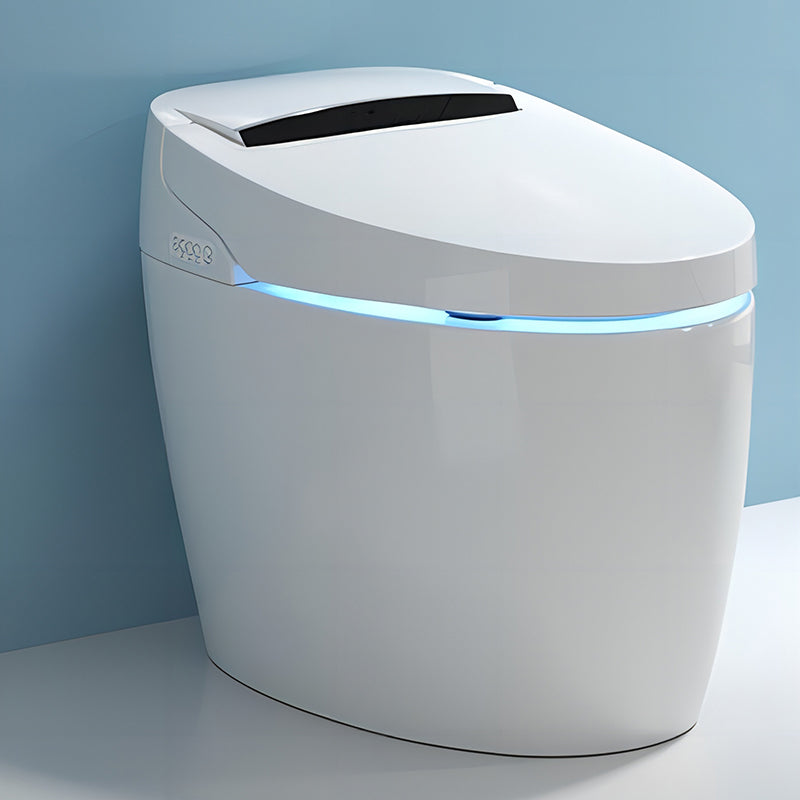 Ceramic Floor Mount Bidet Antimicrobial and Deodorizing Smart Toilet No Clearhalo 'Bathroom Remodel & Bathroom Fixtures' 'Bidets' 'Home Improvement' 'home_improvement' 'home_improvement_bidets' 'Toilets & Bidets' 7612471