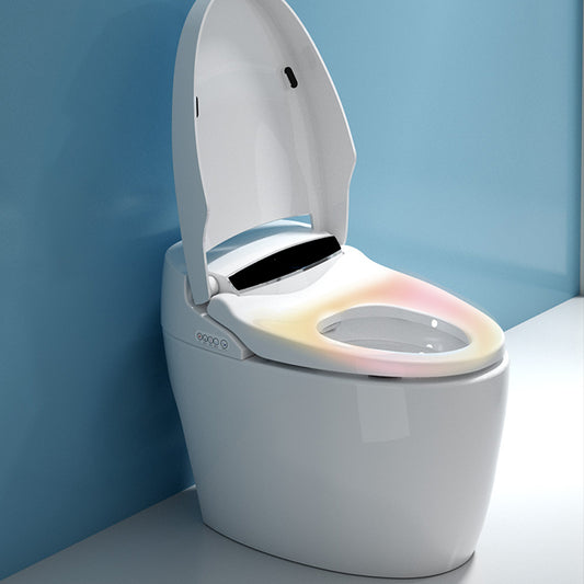 Ceramic Floor Mount Bidet Antimicrobial and Deodorizing Smart Toilet Clearhalo 'Bathroom Remodel & Bathroom Fixtures' 'Bidets' 'Home Improvement' 'home_improvement' 'home_improvement_bidets' 'Toilets & Bidets' 7612472