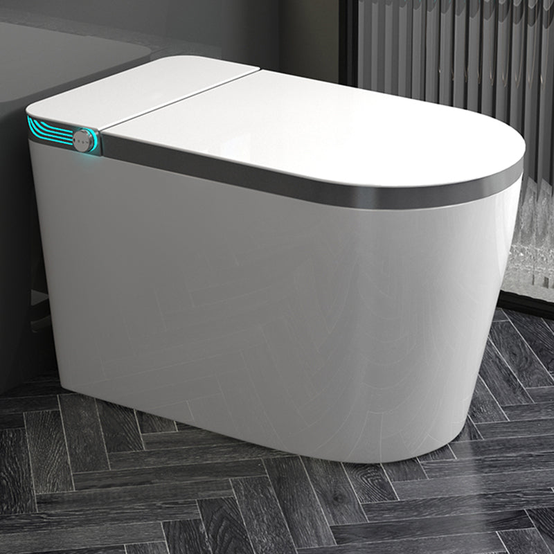 Vitreous China Floor Mount Bidet Contemporary Smart Toilet with Heated Seat Clearhalo 'Bathroom Remodel & Bathroom Fixtures' 'Bidets' 'Home Improvement' 'home_improvement' 'home_improvement_bidets' 'Toilets & Bidets' 7612508