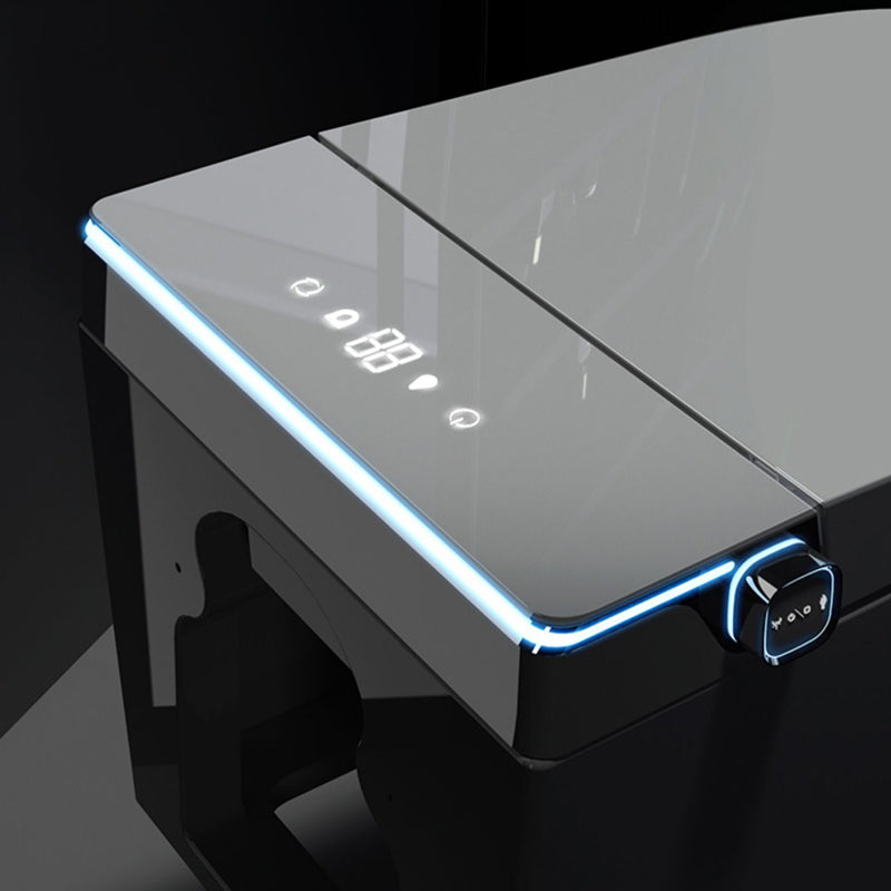 Elongated Wall Hung Toilet Set Deodorizing Dual Flush Smart Toilet Clearhalo 'Bathroom Remodel & Bathroom Fixtures' 'Bidets' 'Home Improvement' 'home_improvement' 'home_improvement_bidets' 'Toilets & Bidets' 7612587