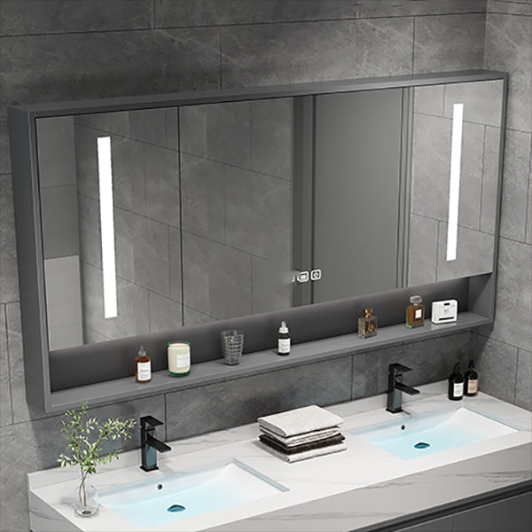 Modern Freestanding Sink Vanity Wood Bathroom Vanity Set with Mirror Clearhalo 'Bathroom Remodel & Bathroom Fixtures' 'Bathroom Vanities' 'bathroom_vanities' 'Home Improvement' 'home_improvement' 'home_improvement_bathroom_vanities' 7623530