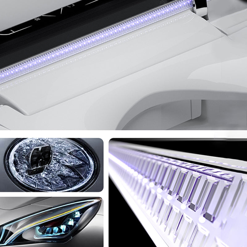 White Wall Hung Toilet Set Elongated Temperature Control Smart Bidet Clearhalo 'Bathroom Remodel & Bathroom Fixtures' 'Bidets' 'Home Improvement' 'home_improvement' 'home_improvement_bidets' 'Toilets & Bidets' 7625986