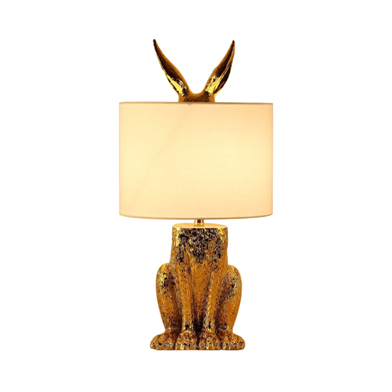 Italian Rabbit Lighting Gold Finish Rabbit Table Lighting Contemporary 1-Head Metal Night Lamp ...