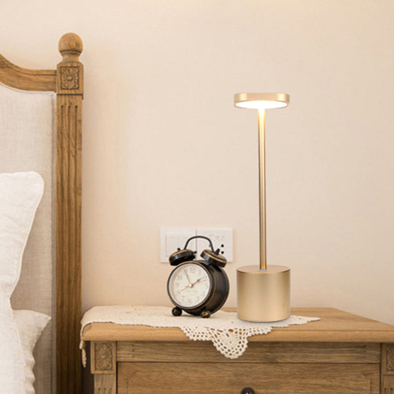 Gold Finish Squared Panel Table Light Minimalist LED Metal Desk Lamp for Dining Table Clearhalo 'Lamps' 'Table Lamps' Lighting' 762968