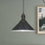 Black/White Finish Conical Ceiling Pendant Farmhouse Style Metal 1 Head Indoor Hanging Light Fixture Black Clearhalo 'Art Deco Pendants' 'Black' 'Cast Iron' 'Ceiling Lights' 'Ceramic' 'Crystal' 'Industrial Pendants' 'Industrial' 'Metal' 'Middle Century Pendants' 'Pendant Lights' 'Pendants' 'Rustic Pendants' 'Tiffany' Lighting' 763559