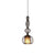 Black Wire Cage Pendant Lamp with Fabric Shade Retro Industrial Metal 1 Light Dining Room Hanging Light Black A Clearhalo 'Art Deco Pendants' 'Black' 'Cast Iron' 'Ceiling Lights' 'Ceramic' 'Crystal' 'Industrial Pendants' 'Industrial' 'Metal' 'Middle Century Pendants' 'Pendant Lights' 'Pendants' 'Rustic Pendants' 'Tiffany' Lighting' 763640