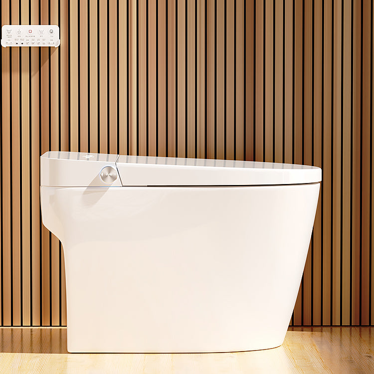 Contemporary White Wall Mounted Bidet Ceramic Horizontal Soft Close Bidet Seat Clearhalo 'Bathroom Remodel & Bathroom Fixtures' 'Bidets' 'Home Improvement' 'home_improvement' 'home_improvement_bidets' 'Toilets & Bidets' 7644341