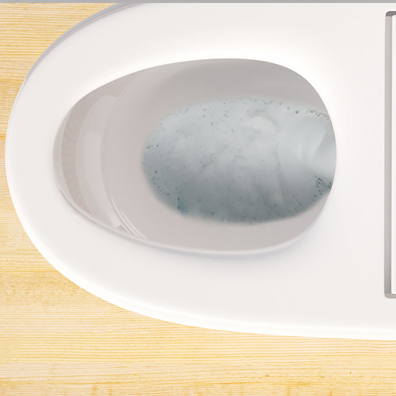 Contemporary White Wall Mounted Bidet Ceramic Horizontal Soft Close Bidet Seat Clearhalo 'Bathroom Remodel & Bathroom Fixtures' 'Bidets' 'Home Improvement' 'home_improvement' 'home_improvement_bidets' 'Toilets & Bidets' 7644347