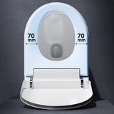 Contemporary Floor Standing Bidet White Ceramic with Bidet And Seat Horizontal Clearhalo 'Bathroom Remodel & Bathroom Fixtures' 'Bidets' 'Home Improvement' 'home_improvement' 'home_improvement_bidets' 'Toilets & Bidets' 7644372