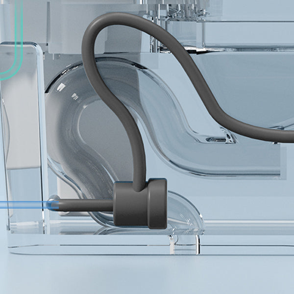 Contemporary White Floor Mount Bidet Elongated Horizontal with Bidet And Seat Clearhalo 'Bathroom Remodel & Bathroom Fixtures' 'Bidets' 'Home Improvement' 'home_improvement' 'home_improvement_bidets' 'Toilets & Bidets' 7645834