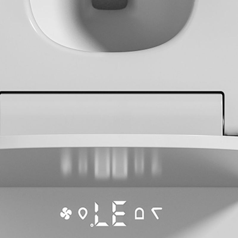 Contemporary White Floor Mount Bidet Elongated Horizontal with Bidet And Seat Clearhalo 'Bathroom Remodel & Bathroom Fixtures' 'Bidets' 'Home Improvement' 'home_improvement' 'home_improvement_bidets' 'Toilets & Bidets' 7645835