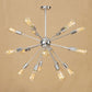 18/21 Lights Iron Chandelier Light Farmhouse Copper/Gold Finish Sputnik Ceiling Fixture for Dining Room 18 Chrome Clearhalo 'Cast Iron' 'Ceiling Lights' 'Chandeliers' 'Industrial Chandeliers' 'Industrial' 'Metal' 'Middle Century Chandeliers' 'Rustic Chandeliers' 'Tiffany' Lighting' 764599
