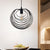 1 Head Circles Hanging Light with Wire Frame Industrial Black Metal Pendant Light for Living Room Black Clearhalo 'Art Deco Pendants' 'Black' 'Cast Iron' 'Ceiling Lights' 'Ceramic' 'Crystal' 'Industrial Pendants' 'Industrial' 'Metal' 'Middle Century Pendants' 'Pendant Lights' 'Pendants' 'Rustic Pendants' 'Tiffany' Lighting' 764775