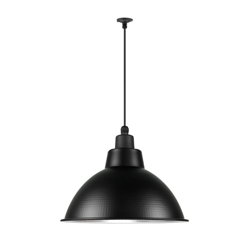 1 Head Bowl Suspension Light Industrial Style Black Finish Metal Pendant Lighting, 12"/14"/15" Width Black Clearhalo 'Art Deco Pendants' 'Black' 'Cast Iron' 'Ceiling Lights' 'Ceramic' 'Crystal' 'Industrial Pendants' 'Industrial' 'Metal' 'Middle Century Pendants' 'Pendant Lights' 'Pendants' 'Rustic Pendants' 'Tiffany' Lighting' 764848