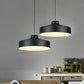 1 Head Barn/Cylinder/Tapered Pendant Light Modern Style Black/White Finish Metal Hanging Ceiling Light with Adjustable Cord Clearhalo 'Ceiling Lights' 'Modern Pendants' 'Modern' 'Pendant Lights' 'Pendants' Lighting' 765118