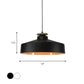 1 Head Barn/Cylinder/Tapered Pendant Light Modern Style Black/White Finish Metal Hanging Ceiling Light with Adjustable Cord Clearhalo 'Ceiling Lights' 'Modern Pendants' 'Modern' 'Pendant Lights' 'Pendants' Lighting' 765122