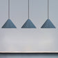 12.5"/16.5" W 1 Head Conic Pendant Light with Ribbed Design Nordic Style Blue/Pink/White Resin Hanging Lamp for Bedroom Clearhalo 'Ceiling Lights' 'Modern Pendants' 'Modern' 'Pendant Lights' 'Pendants' Lighting' 765169