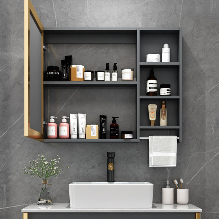 Metal Glam Sink Vanity Freestanding Faucet Included Bathroom Sink Vanity Clearhalo 'Bathroom Remodel & Bathroom Fixtures' 'Bathroom Vanities' 'bathroom_vanities' 'Home Improvement' 'home_improvement' 'home_improvement_bathroom_vanities' 7667339