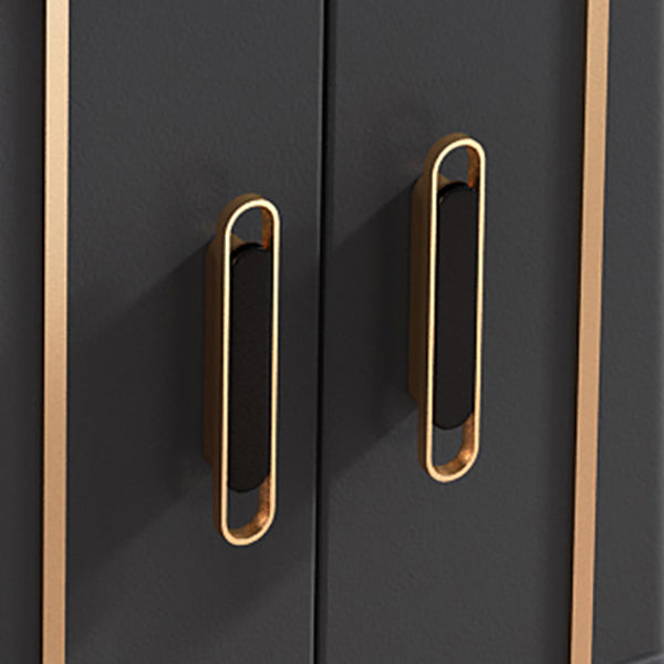 Wall Mount Bathroom Sink Vanity Glam Bathroom Vanity with Mirror Clearhalo 'Bathroom Remodel & Bathroom Fixtures' 'Bathroom Vanities' 'bathroom_vanities' 'Home Improvement' 'home_improvement' 'home_improvement_bathroom_vanities' 7667399