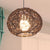 Brown/Ivory Bird‘s Nest Hanging Light Farmhouse Rattan Single Pendant Lamp over Table Brown Clearhalo 'Ceiling Lights' 'Lighting' 'Pendant Lights' 767404_027ccbd9-f4c9-47d0-85b2-bc53918d1a83
