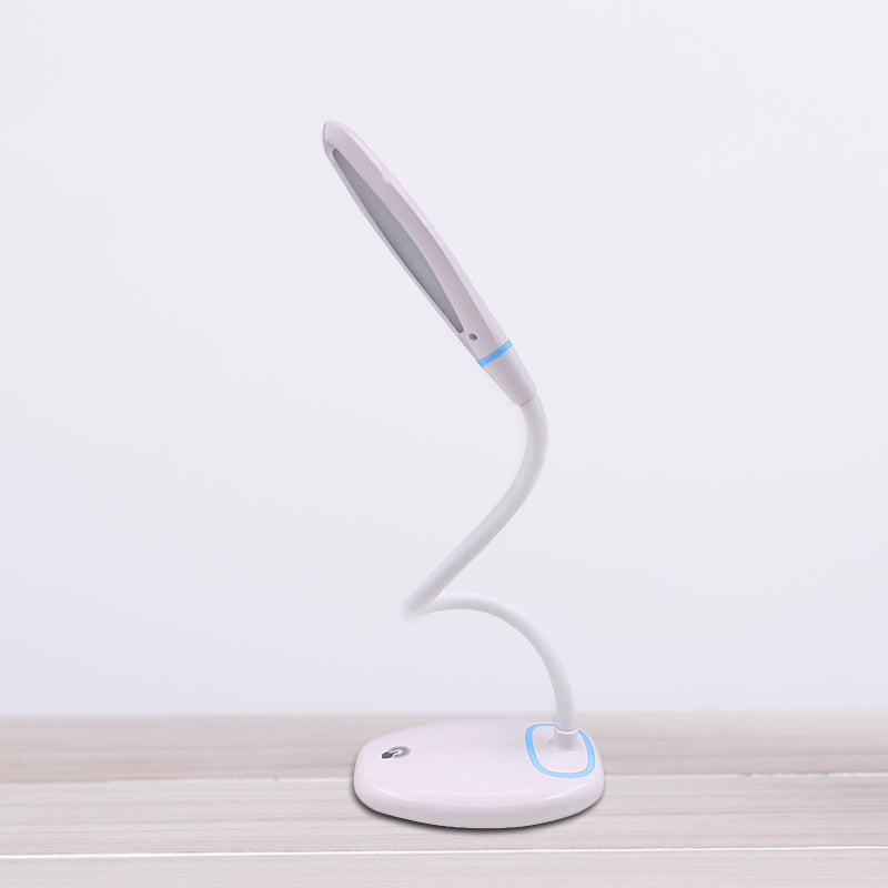 Touch Control Stepless Dimming LED Desk Lamp USB Charging Simple Reading Light with Flexible Metal Arm Clearhalo 'Desk Lamps' 'Lamps' Lighting' 767517