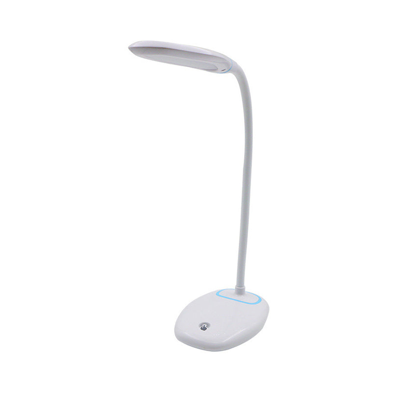 Touch Control Stepless Dimming LED Desk Lamp USB Charging Simple Reading Light with Flexible Metal Arm Clearhalo 'Desk Lamps' 'Lamps' Lighting' 767518