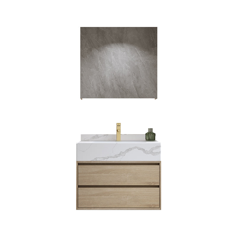 Modern Wall Mount Bathroom Vanity Set Wood Sink Vanity with Mirror Vanity & Faucet & Mirror Cabinet https: res.litfad.com site img item 2023 02 13 7678493 1200x1200.jpg Clearhalo 'Bathroom Remodel & Bathroom Fixtures' 'Bathroom Vanities' 'bathroom_vanities' 'Home Improvement' 'home_improvement' 'home_improvement_bathroom_vanities' 7678493