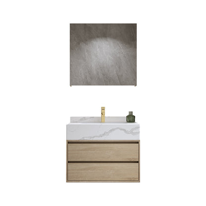 Modern Wall Mount Bathroom Vanity Set Wood Sink Vanity with Mirror Vanity & Faucet & Mirror Cabinet https: res.litfad.com site img item 2023 02 13 7678493 1200x1200.jpg Clearhalo 'Bathroom Remodel & Bathroom Fixtures' 'Bathroom Vanities' 'bathroom_vanities' 'Home Improvement' 'home_improvement' 'home_improvement_bathroom_vanities' 7678493
