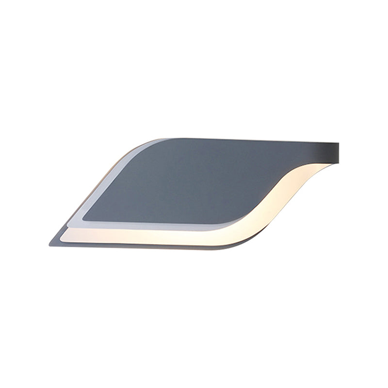 Leaf Wall Mounted Lamp Nordic Metal 1 Light Sconce Light Fixture in Yellow/Grey/Green Clearhalo 'Cast Iron' 'Glass' 'Industrial' 'Modern wall lights' 'Modern' 'Tiffany' 'Traditional wall lights' 'Wall Lamps & Sconces' 'Wall Lights' Lighting' 767874