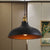 1 Bulb Pendant Lamp Vintage Style Bowl Metal Ceiling Light Fixture in Black/White for Restaurant Black Clearhalo 'Art Deco Pendants' 'Black' 'Cast Iron' 'Ceiling Lights' 'Ceramic' 'Crystal' 'Industrial Pendants' 'Industrial' 'Metal' 'Middle Century Pendants' 'Pendant Lights' 'Pendants' 'Rustic Pendants' 'Tiffany' Lighting' 768299