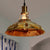 Rustic Style Barn Ceiling Pendant Lamp 1 Light Wrought Iron Hanging Light in Rust for Restaurant Rust Clearhalo 'Art Deco Pendants' 'Cast Iron' 'Ceiling Lights' 'Ceramic' 'Crystal' 'Industrial Pendants' 'Industrial' 'Metal' 'Middle Century Pendants' 'Pendant Lights' 'Pendants' 'Tiffany' Lighting' 768577