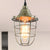Wire Cage Bedside Hanging Light Industrial Vintage Metal 1 Bulb Brass/Chrome Finish Mini Pendant Lamp Brass Clearhalo 'Art Deco Pendants' 'Cast Iron' 'Ceiling Lights' 'Ceramic' 'Crystal' 'Industrial Pendants' 'Industrial' 'Metal' 'Middle Century Pendants' 'Pendant Lights' 'Pendants' 'Tiffany' Lighting' 768940