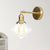 Gem Wall Light Clear Ribbed Glass 1 Light Retro Style Outdoor Sconce Light for Porch Clear 1.0 Clearhalo 'Cast Iron' 'Glass' 'Industrial wall lights' 'Industrial' 'Middle century wall lights' 'Modern' 'Tiffany' 'Traditional wall lights' 'Wall Lamps & Sconces' 'Wall Lights' Lighting' 769583