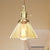 Retro Style Flared Pendant Lamp Amber Ruffle Glass 1 Light Hanging Ceiling Light for Kitchen Amber 1 Clearhalo 'Ceiling Lights' 'Glass shade' 'Glass' 'Industrial Pendants' 'Industrial' 'Middle Century Pendants' 'Pendant Lights' 'Pendants' 'Tiffany' Lighting' 769625
