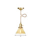 Retro Style Flared Pendant Lamp Amber Ruffle Glass 1 Light Hanging Ceiling Light for Kitchen Clearhalo 'Ceiling Lights' 'Glass shade' 'Glass' 'Industrial Pendants' 'Industrial' 'Middle Century Pendants' 'Pendant Lights' 'Pendants' 'Tiffany' Lighting' 769629